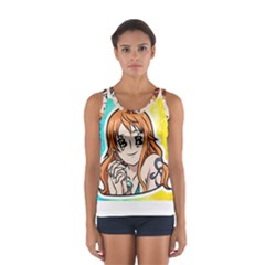 Nami Lovers Money Sport Tank Top  by designmarketalsprey31