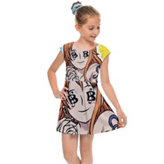 Nami Lovers Money Kids  Cap Sleeve Dress