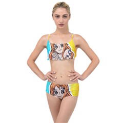 Nami Lovers Money Layered Top Bikini Set by designmarketalsprey31