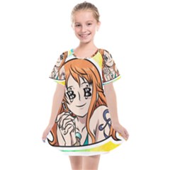 Nami Lovers Money Kids  Smock Dress by designmarketalsprey31