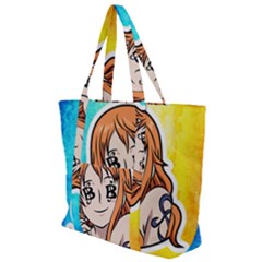 Nami Lovers Money Zip Up Canvas Bag by designmarketalsprey31