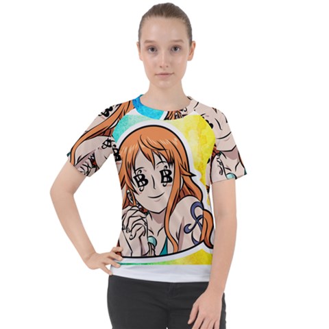 Nami Lovers Money Women s Sport Raglan Tee by designmarketalsprey31