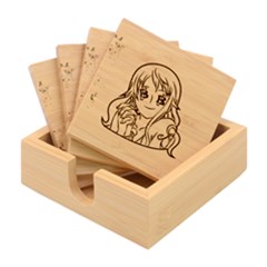 Nami Lovers Money Bamboo Coaster Set