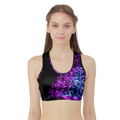 Sparkle Sports Bra With Border by Sparkle