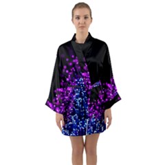 Sparkle Long Sleeve Satin Kimono by Sparkle