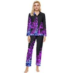 Sparkle Womens  Long Sleeve Velvet Pocket Pajamas Set by Sparkle