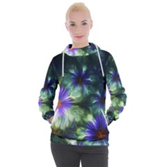 Fractalflowers Women s Hooded Pullover