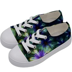 Fractalflowers Kids  Low Top Canvas Sneakers