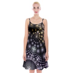 Digitalart Balls Spaghetti Strap Velvet Dress