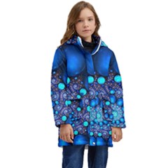 Digitalart Balls Kid s Hooded Longline Puffer Jacket by Sparkle