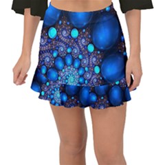 Digitalart Balls Fishtail Mini Chiffon Skirt by Sparkle