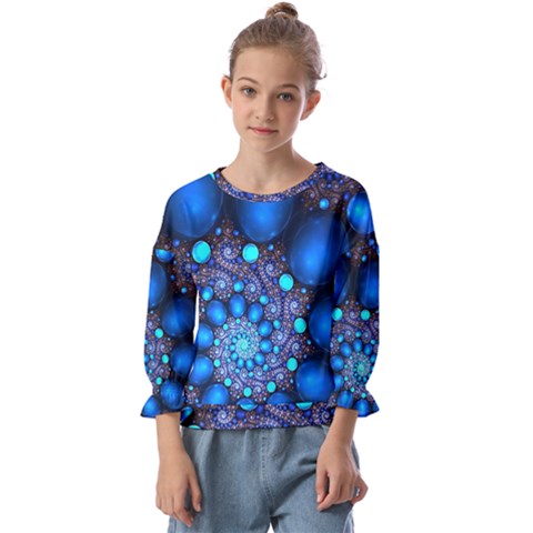 Digitalart Balls Kids  Cuff Sleeve Top by Sparkle