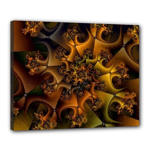 Digitalartflower Canvas 20  X 16  (stretched) by Sparkle