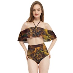 Digitalartflower Halter Flowy Bikini Set  by Sparkle