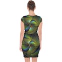 Digitalart  Waves Capsleeve Drawstring Dress  View2