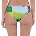 Mother And Daughter Yoga Art Celebrating Motherhood And Bond Between Mom And Daughter. Reversible Hipster Bikini Bottoms View4