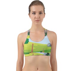 Mother And Daughter Yoga Art Celebrating Motherhood And Bond Between Mom And Daughter  Back Web Sports Bra