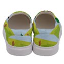 Mother And Daughter Yoga Art Celebrating Motherhood And Bond Between Mom And Daughter. Men s Canvas Slip Ons View4