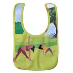 Mother And Daughter Yoga Art Celebrating Motherhood And Bond Between Mom And Daughter  Baby Bib