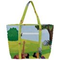 Mother And Daughter Y Zip Up Canvas Bag View3