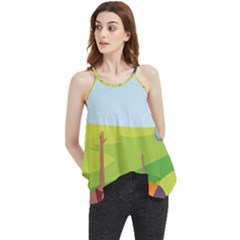 Large Flowy Camisole Tank Top