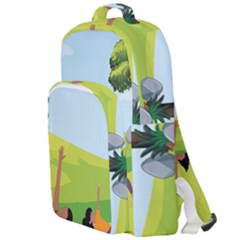 Large Double Compartment Backpack by SymmekaDesign