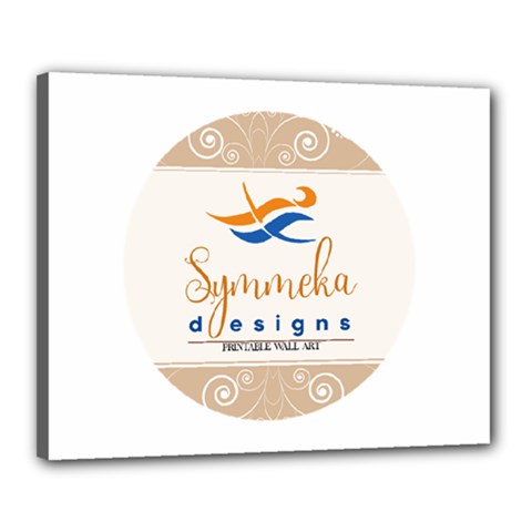 Logo Pngdd Canvas 20  X 16  (stretched) by SymmekaDesign