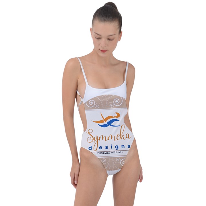 Logo Pngdd Tie Strap One Piece Swimsuit