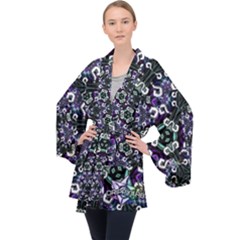 Img 20230312 173043 (6000 X 6000 Pixel) Long Sleeve Velvet Kimono  by Drippycreamart