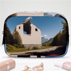  Us Ventag Eagles Travel Poster Graphic Style Redbleuwhite  Make Up Pouch (small) by steakspro94