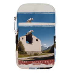  Us Ventag Eagles Travel Poster Graphic Style Redbleuwhite  Waist Pouch (large) by steakspro94