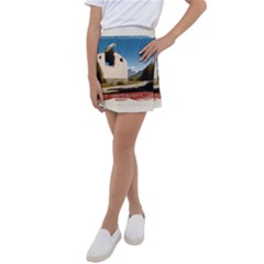  Us Ventag Eagles Travel Poster Graphic Style Redbleuwhite  Kids  Tennis Skirt by steakspro94