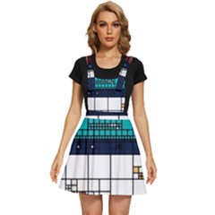 Abstract Statistics Rectangles Classification Apron Dress by Pakemis