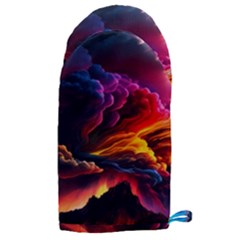 Ocean Sea Wave Clouds Mountain Colorful Sky Art Microwave Oven Glove