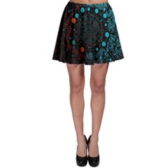 Big Data Abstract Abstract Background Skater Skirt by Pakemis