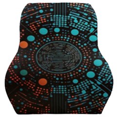 Big Data Abstract Abstract Background Car Seat Back Cushion  by Pakemis