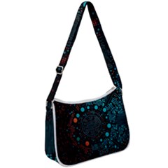 Big Data Abstract Abstract Background Zip Up Shoulder Bag by Pakemis