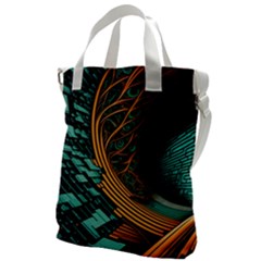 Big Data Abstract Abstract Background Backgrounds Canvas Messenger Bag by Pakemis