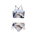 Marble Stone Abstract Gold White Color Colorful Girls  Tankini Swimsuit View2