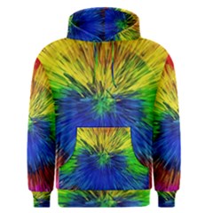 Colour Background Structure Lines Explosion Pop Men s Core Hoodie by Pakemis