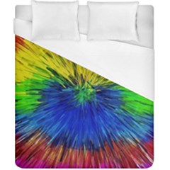 Colour Background Structure Lines Explosion Pop Duvet Cover (california King Size) by Pakemis