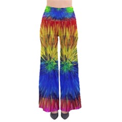 Colour Background Structure Lines Explosion Pop So Vintage Palazzo Pants by Pakemis