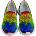 Colour Background Structure Lines Explosion Pop Kids Lightweight Slip Ons View1