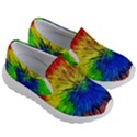 Colour Background Structure Lines Explosion Pop Kids Lightweight Slip Ons View3