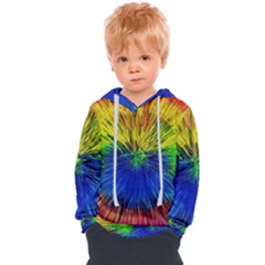 Colour Background Structure Lines Explosion Pop Kids  Overhead Hoodie by Pakemis