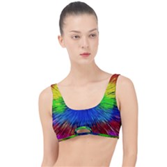 Colour Background Structure Lines Explosion Pop The Little Details Bikini Top by Pakemis