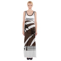 Palm Tree Design-01 (1) Thigh Split Maxi Dress by thenyshirt