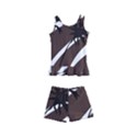 Palm Tree Design-01 (1) Kids  Boyleg Swimsuit View1