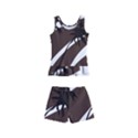 Palm Tree Design-01 (1) Kids  Boyleg Swimsuit View2