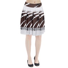 Palm Tree Design-01 (1) Pleated Skirt by thenyshirt